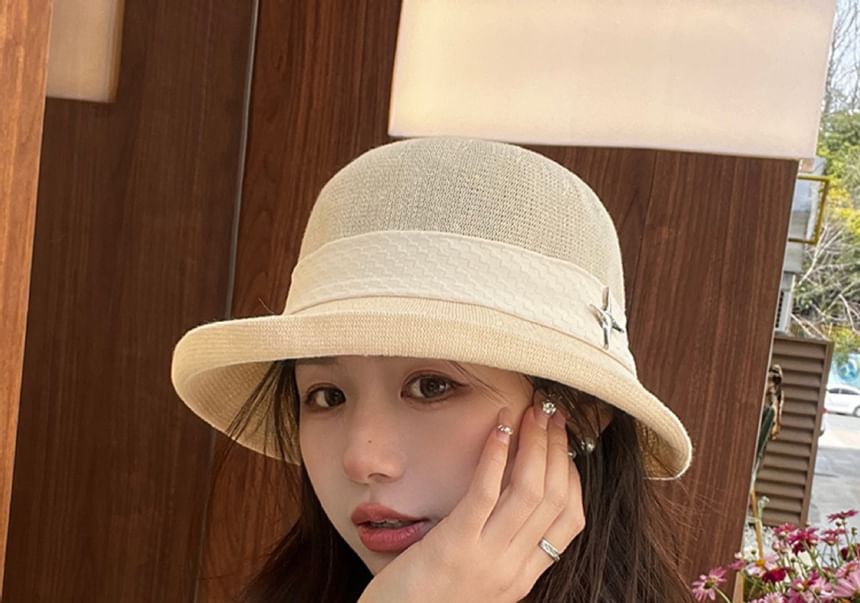 Bucket Hat Star Bow
