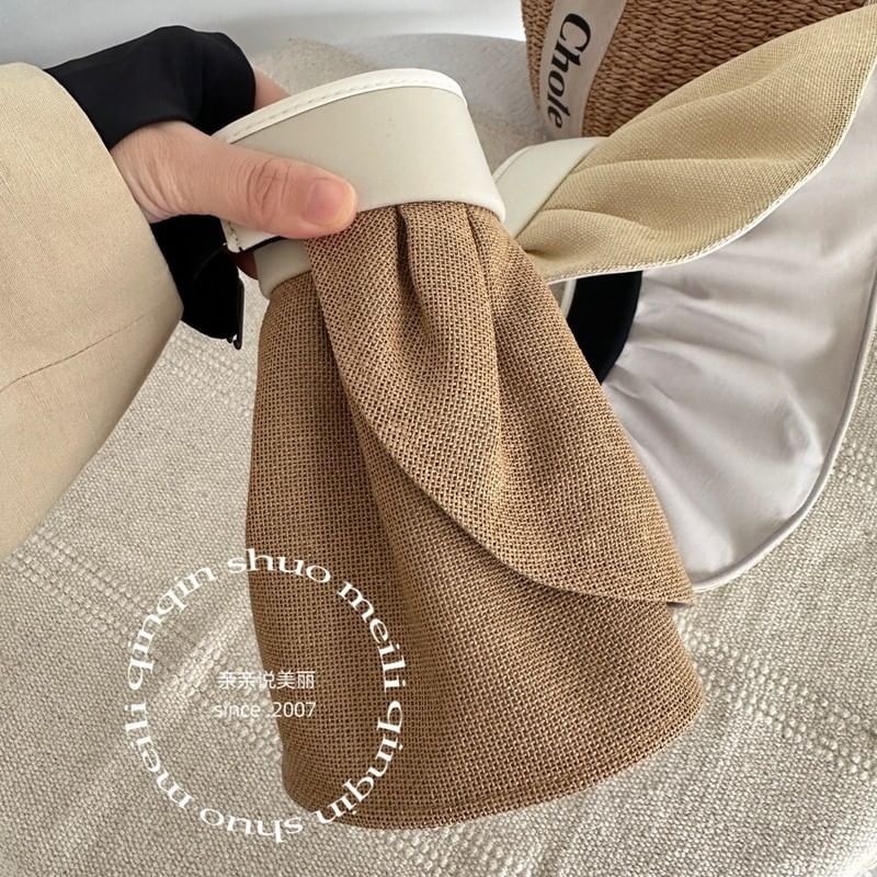 Ruffle Hat Lettering Sun