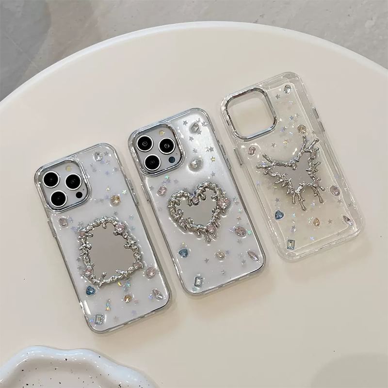 Case Rhinestone Mirror iPhone