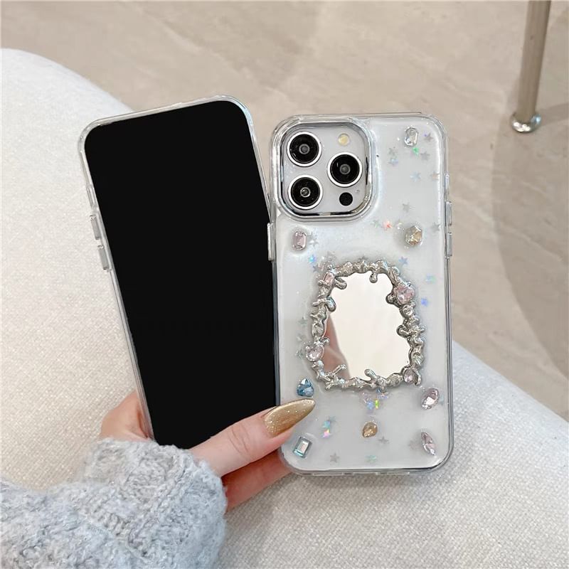 Case Rhinestone Mirror iPhone