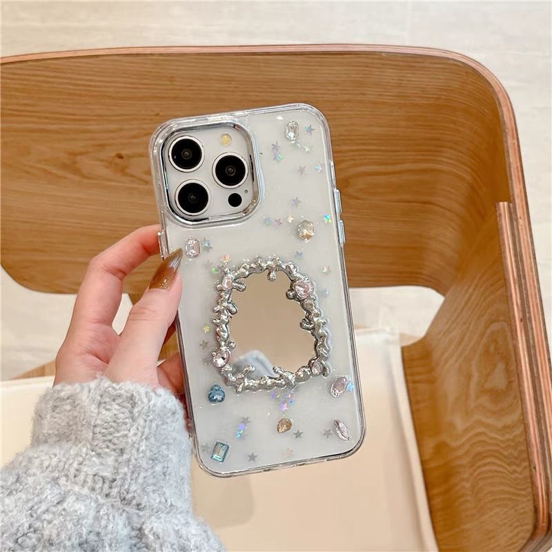 Case Rhinestone Mirror iPhone
