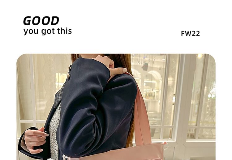 Tote Set: + Bag Gingham Multi-Pocket Badge