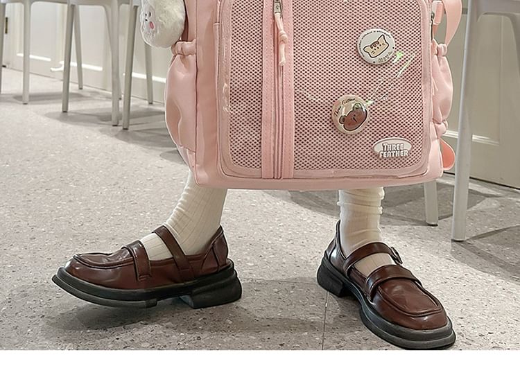 Tote Set: + Bag Gingham Multi-Pocket Badge