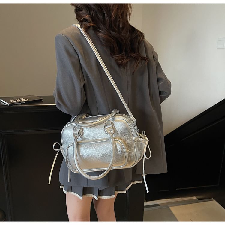 Multi-Way Multi-Pocket Faux Backpack Leather