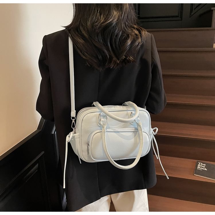 Multi-Way Multi-Pocket Faux Backpack Leather