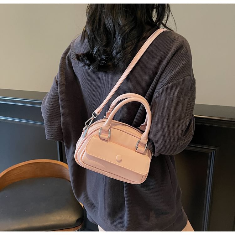 Faux Bag Crossbody Multi-Pocket Leather