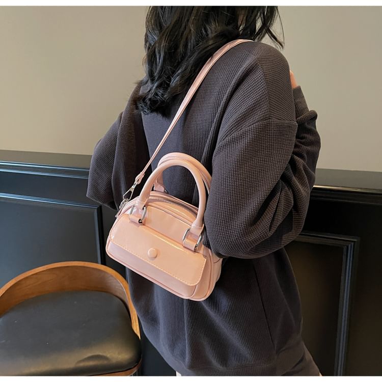 Faux Bag Crossbody Multi-Pocket Leather