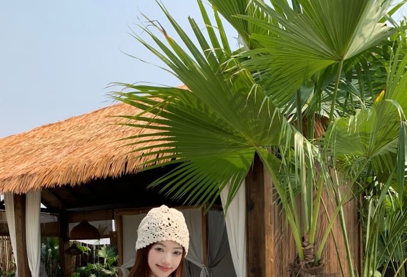 Top Asymmetrical Camisole Plaid