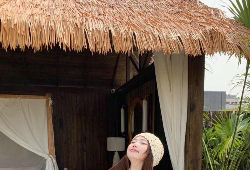 Top Asymmetrical Camisole Plaid