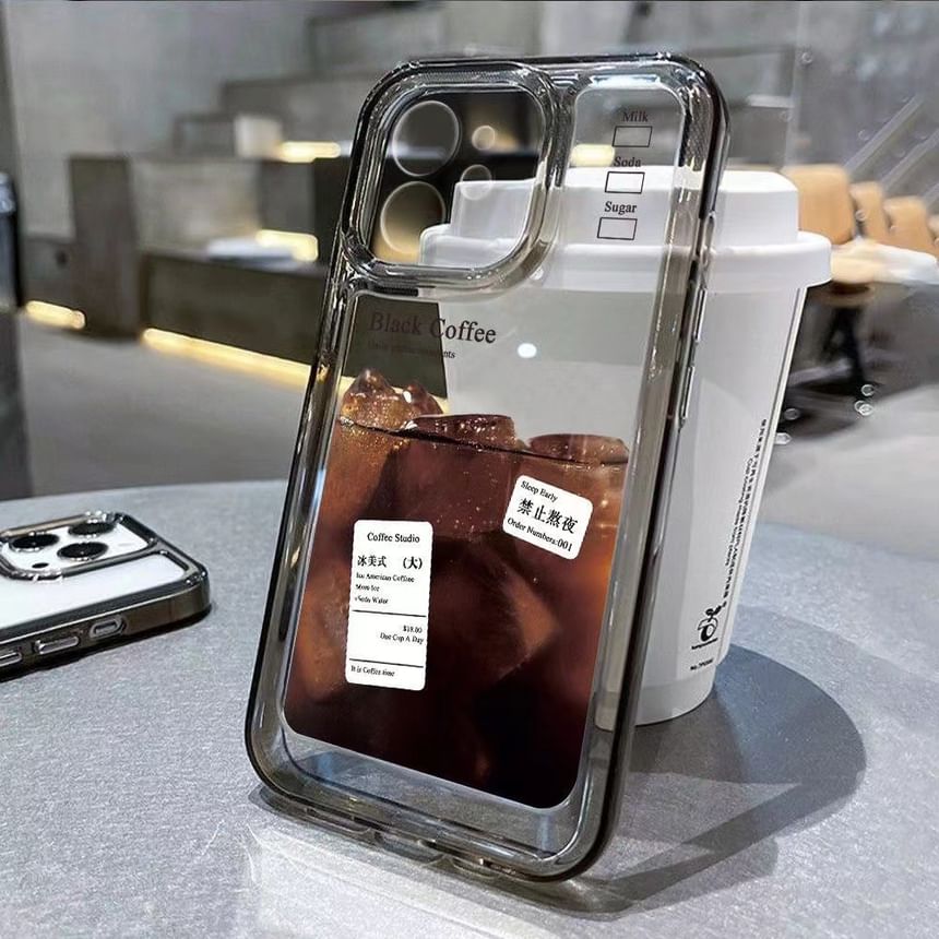 Coffee Transparent Phone Case