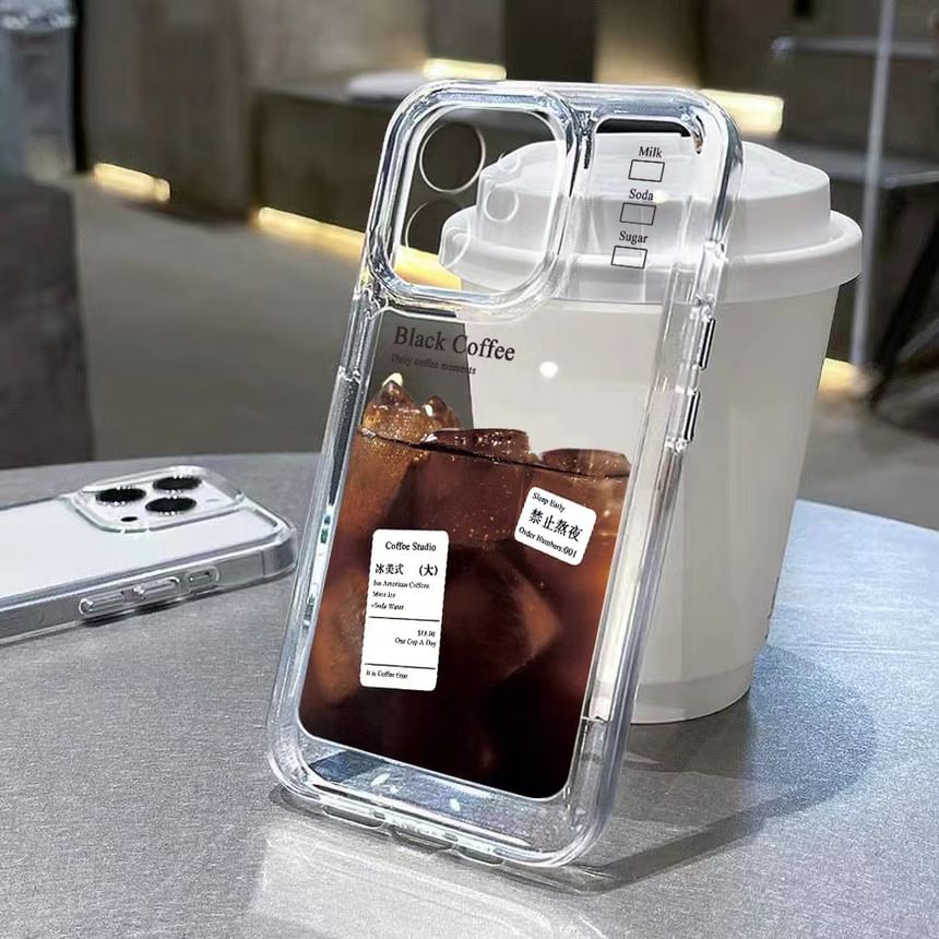Coffee Transparent Phone Case