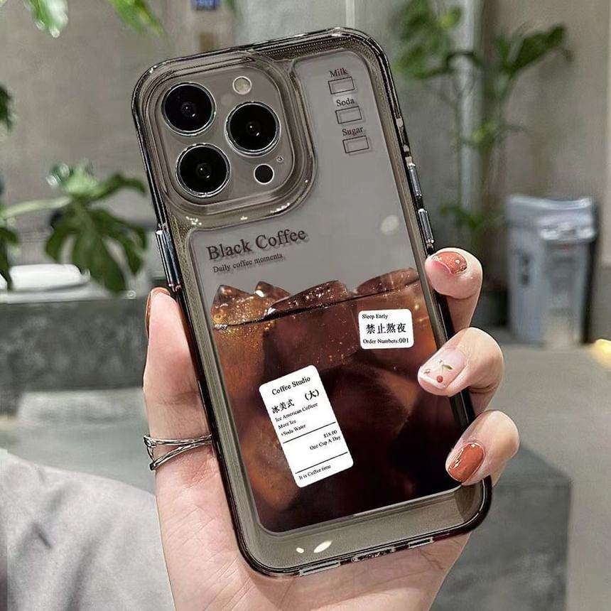Coffee Transparent Phone Case