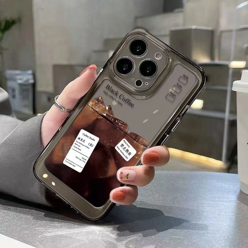 Coffee Transparent Phone Case