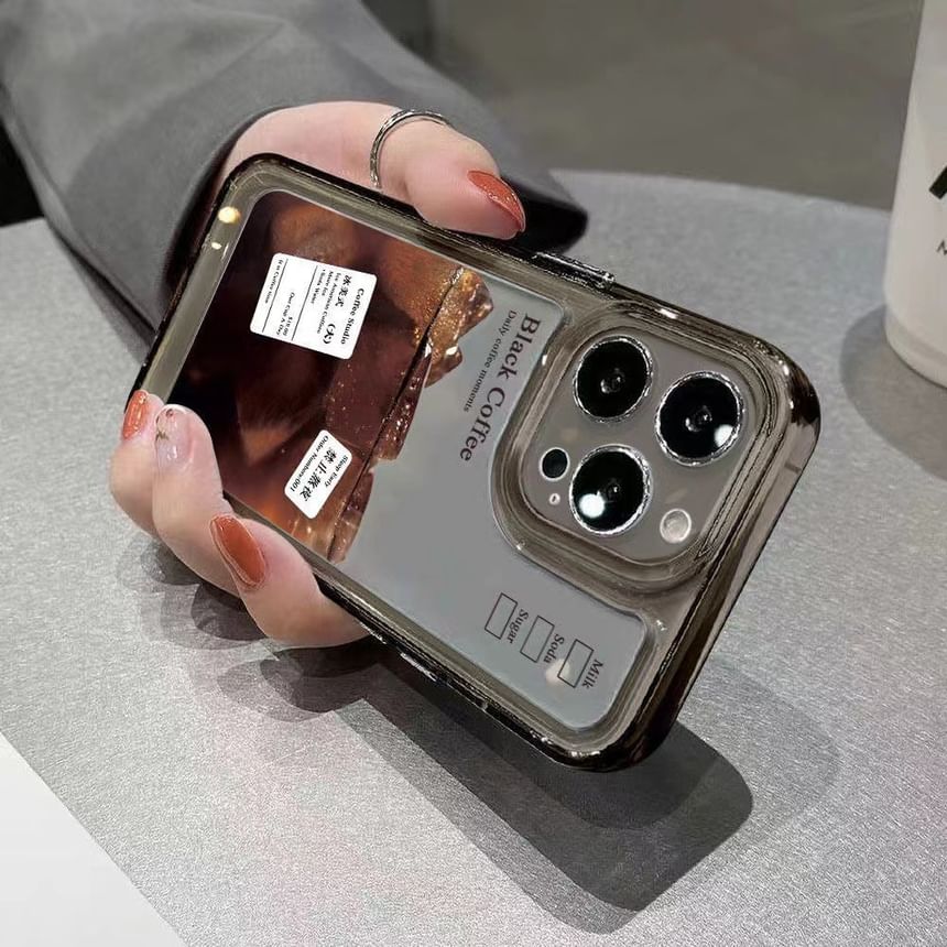 Coffee Transparent Phone Case