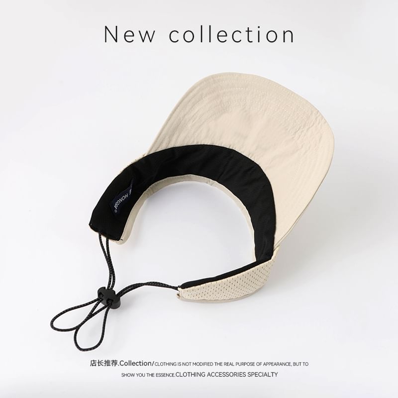 Lettering Visor Embroidered