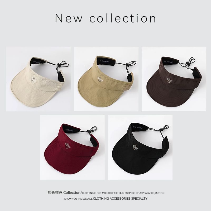 Lettering Visor Embroidered