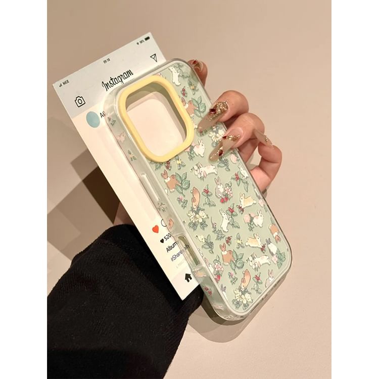 Case Strap Rabbit / Set Print Phone