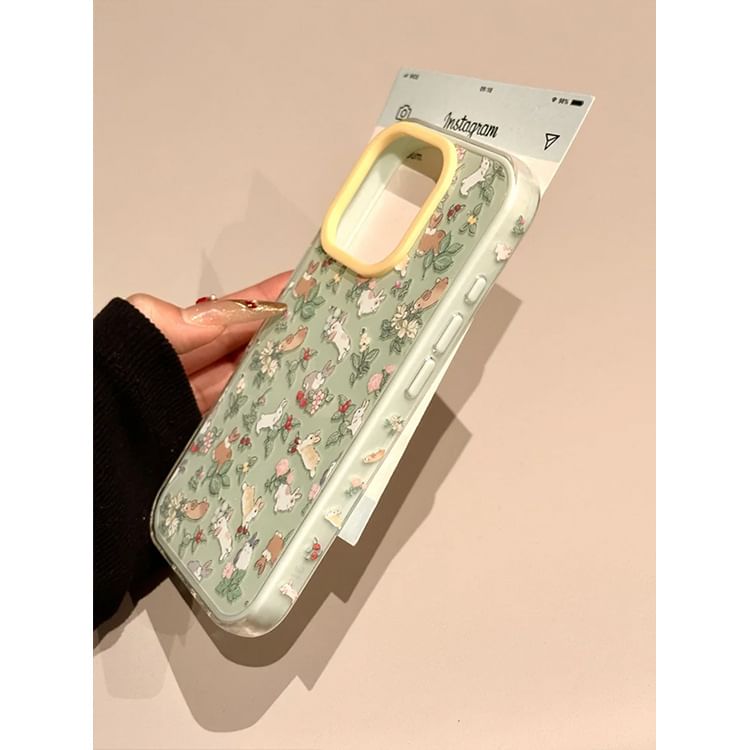 Case Strap Rabbit / Set Print Phone