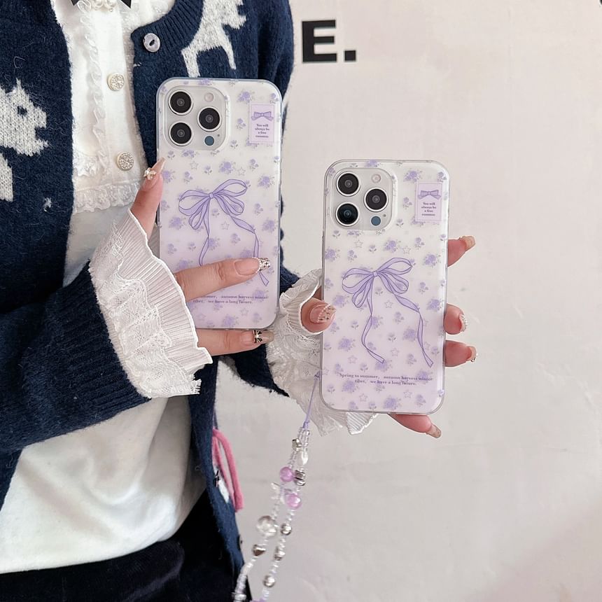 Bow / Phone Case Print Set Strap