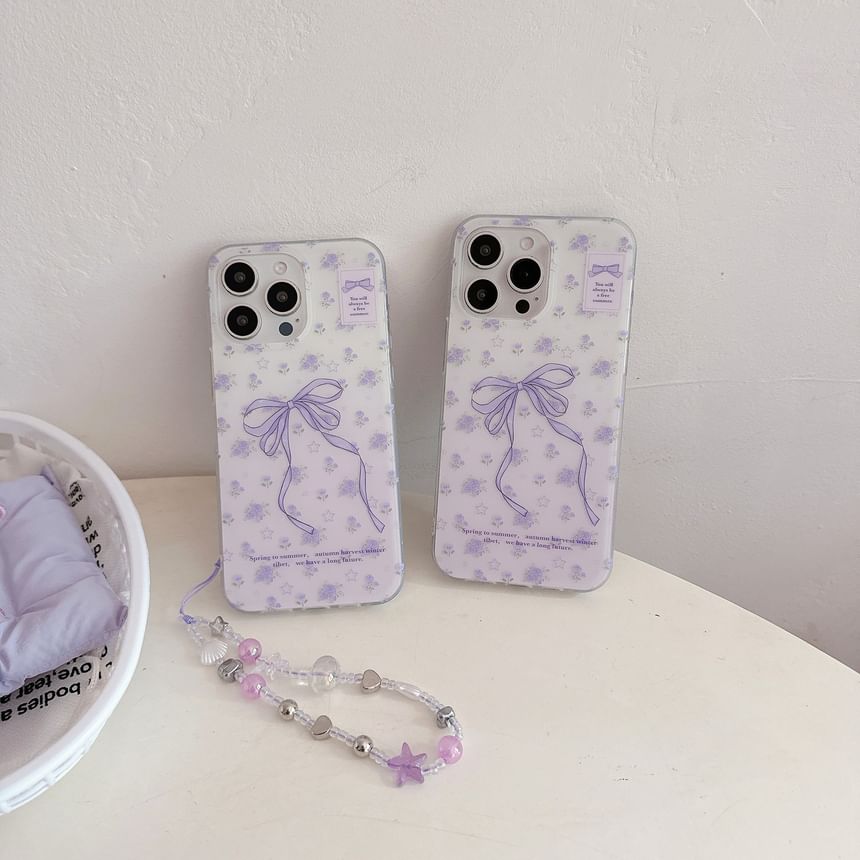 Bow / Phone Case Print Set Strap