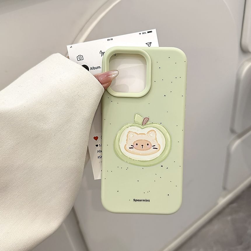 Strap Print / Phone Bead Set Cat Case