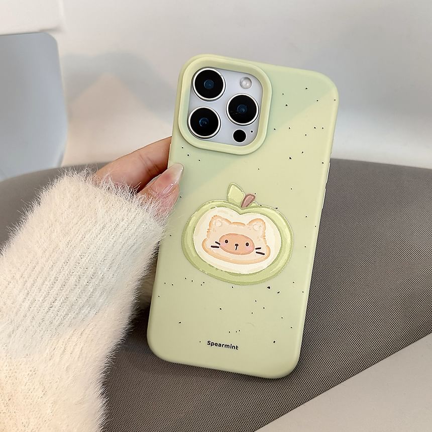 Strap Print / Phone Bead Set Cat Case