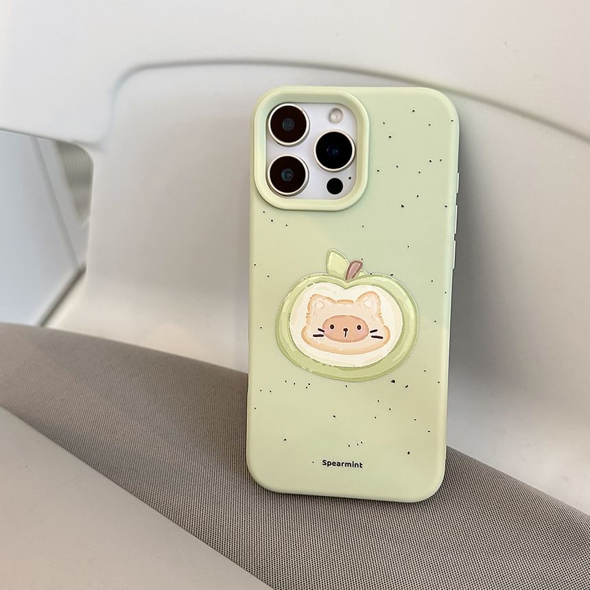 Strap Print / Phone Bead Set Cat Case