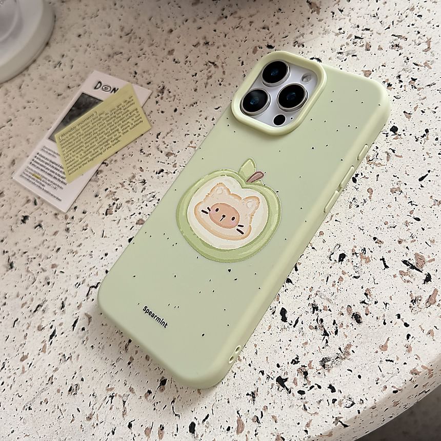 Strap Print / Phone Bead Set Cat Case