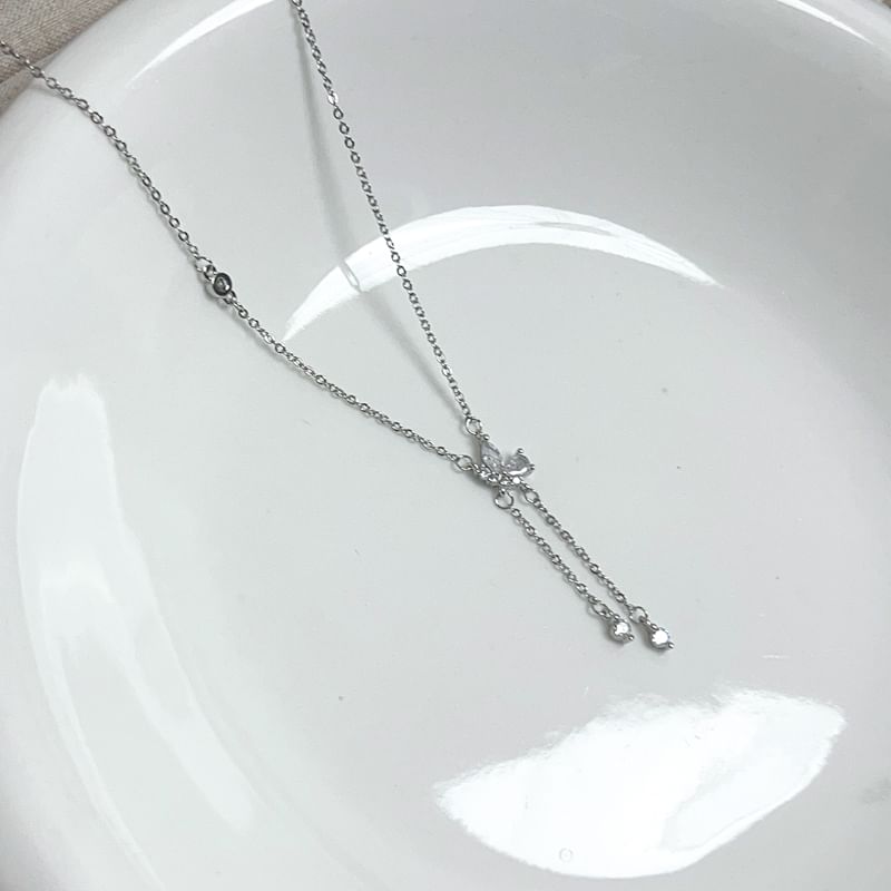 Butterfly Lariat Necklace