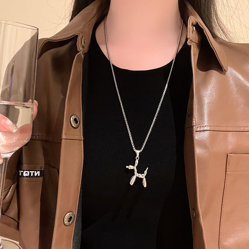Pendant Necklace Balloon Dog
