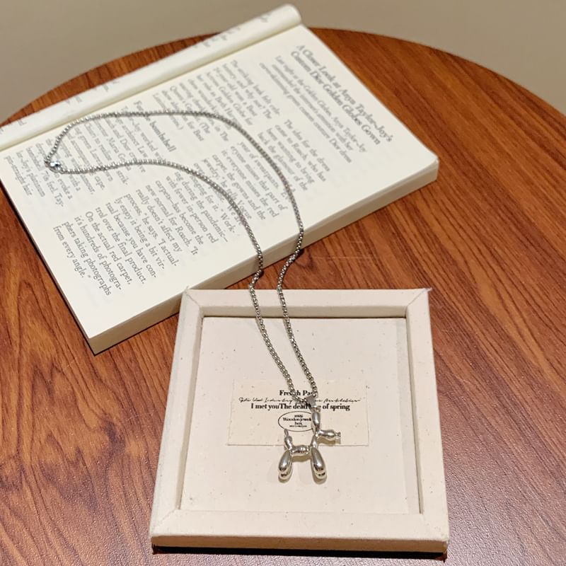 Pendant Necklace Balloon Dog