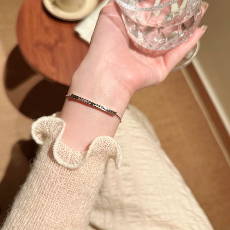 Bracelet Lettering Metal