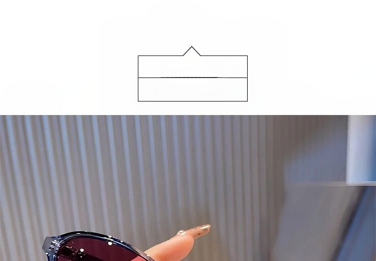 Cleaning Set Frame Oval Cloth Plastic Case Sunglasses Pouch /