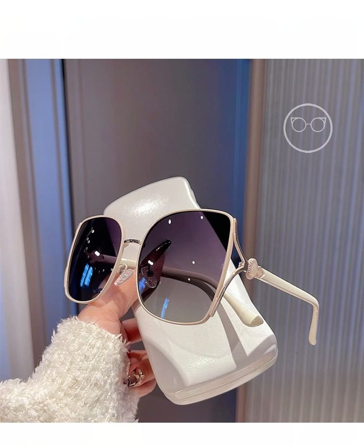 Cleaning Square Pouch Sunglasses Cloth Polished Case Metal Frame / Oversized Set