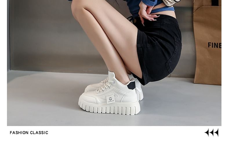 Top High Panel Sneakers Platform