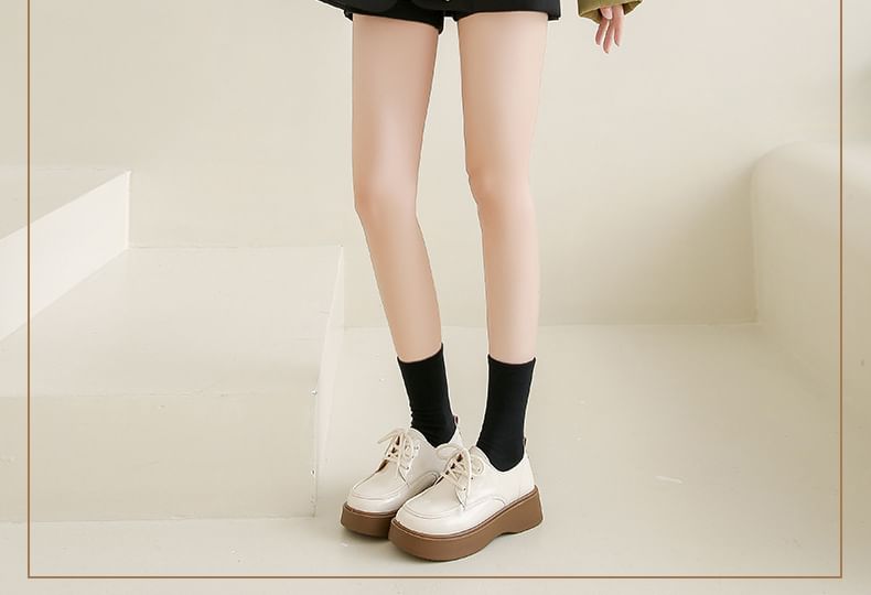 Lace Shoes Up Platform