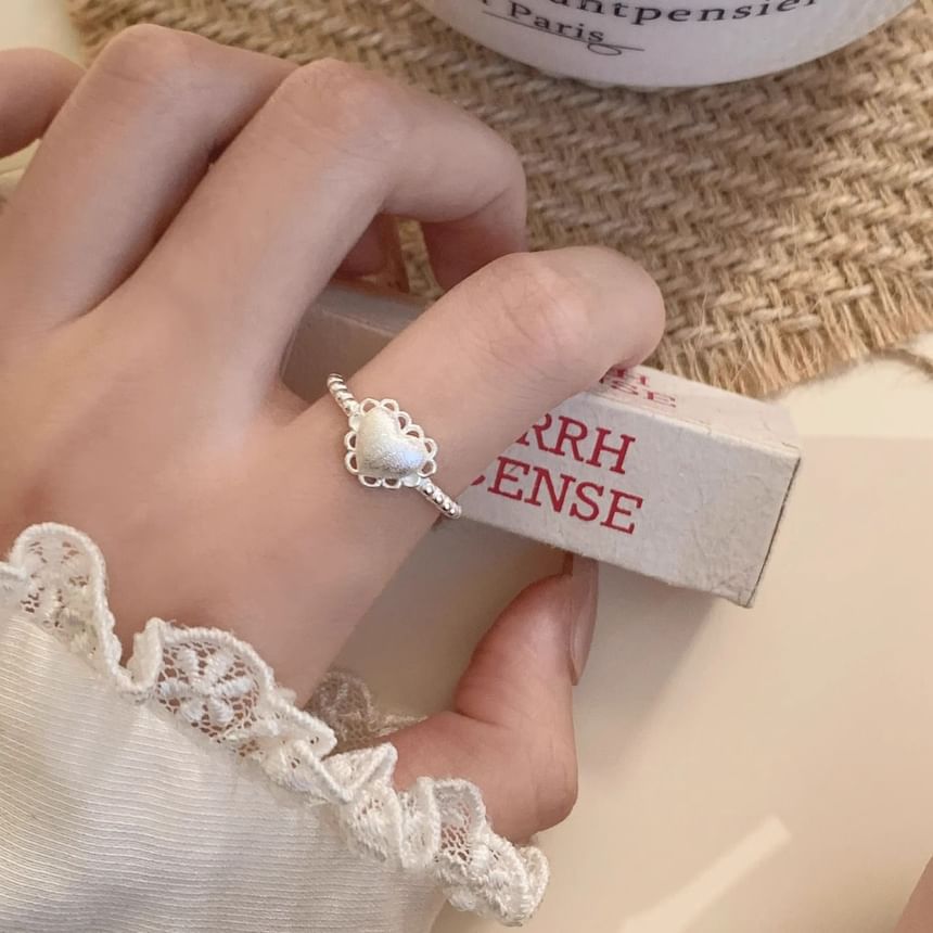 Set of Cutout Open 2: + Alloy Ring Heart