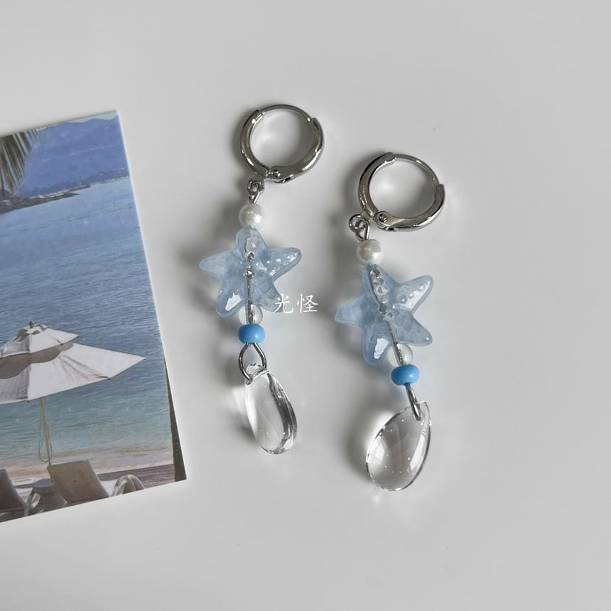 Star Dangle Earring Alloy