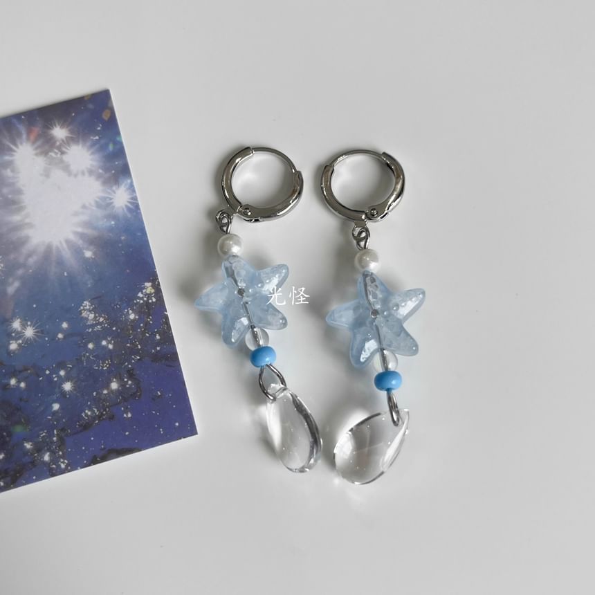 Star Dangle Earring Alloy