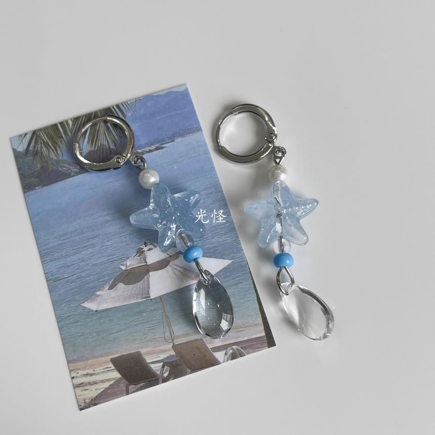 Star Dangle Earring Alloy