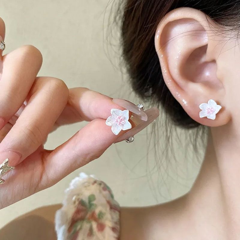 Set Stud Earring Pairs: (Various Floral 3 of Designs) Alloy