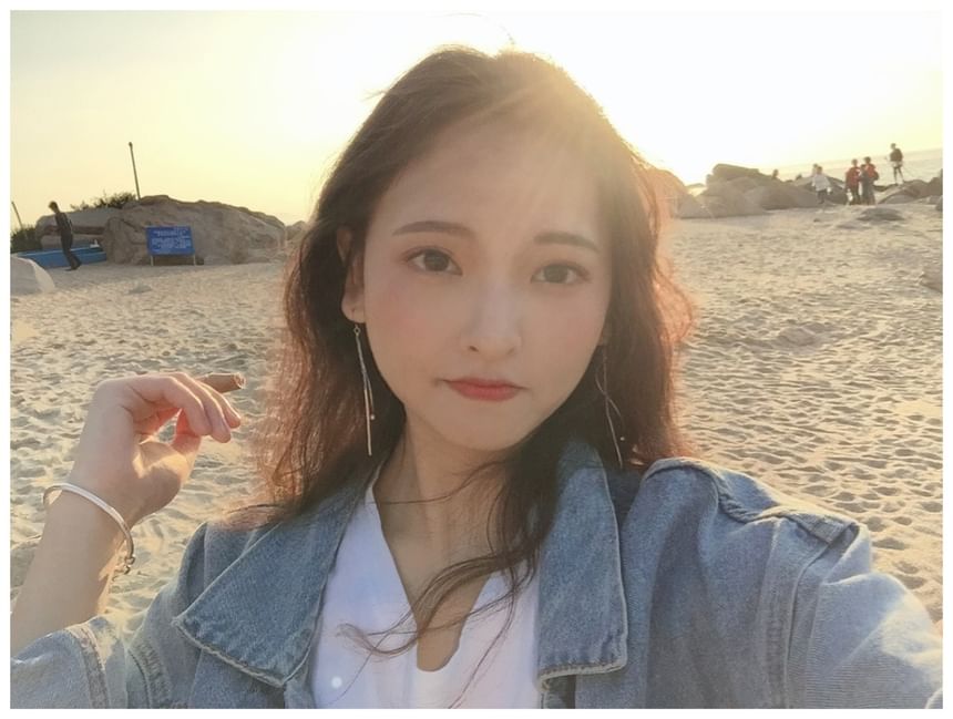 / Bead Earring Dangle Bar Clip-On