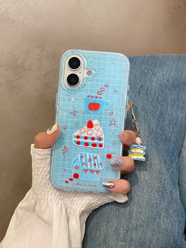Strawberry Cake Plaid Phone Case