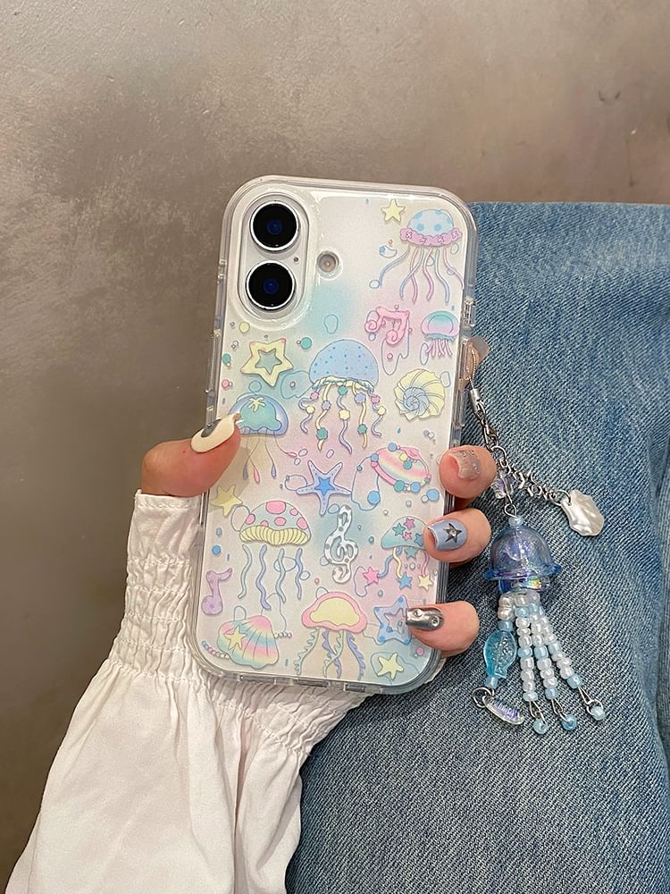 Jellyfish Phone Case / Charm / Set