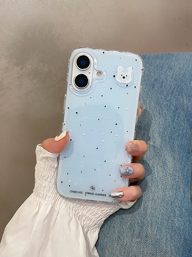 Dog Splattered Magnetic (Compatible with MagSafe) Phone Case / Stand / Set