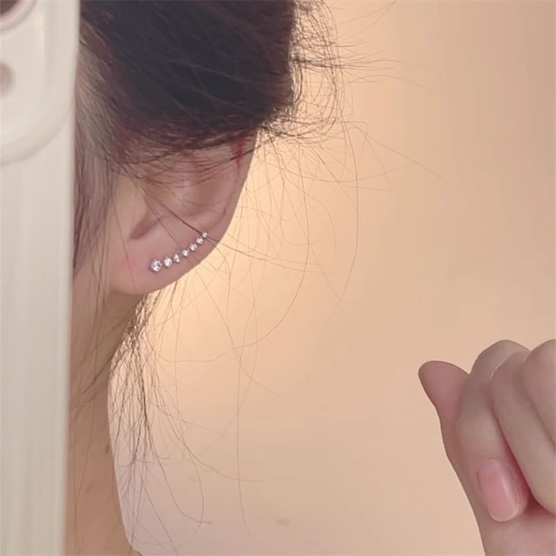 Earring Climber Rhinestone