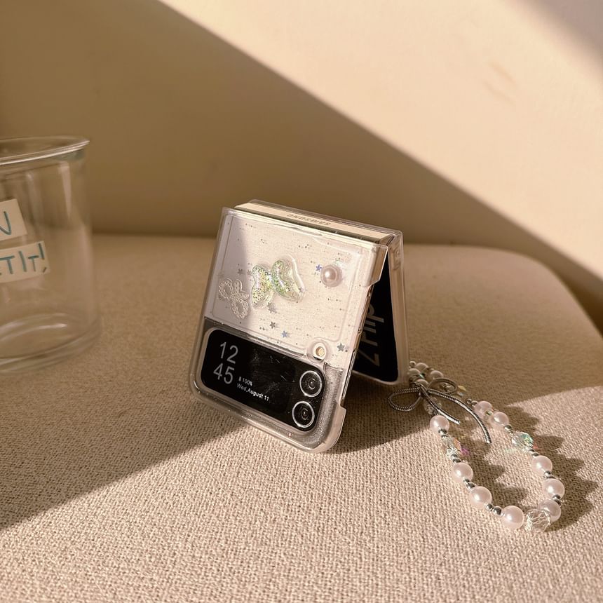 Butterfly Phone Case Strap / Set- Samsung Flip