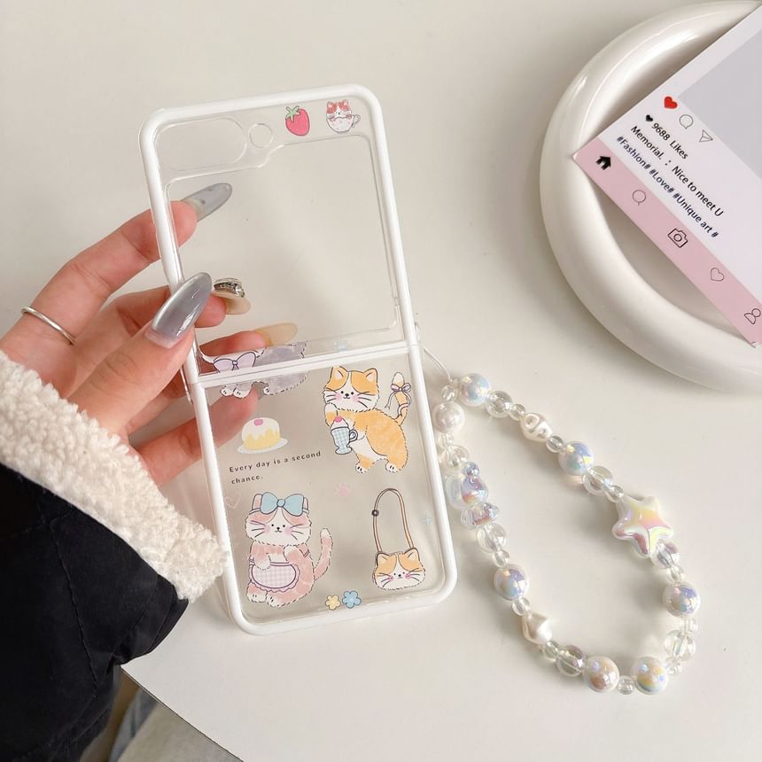 Cat Print Phone Case / Strap / Set