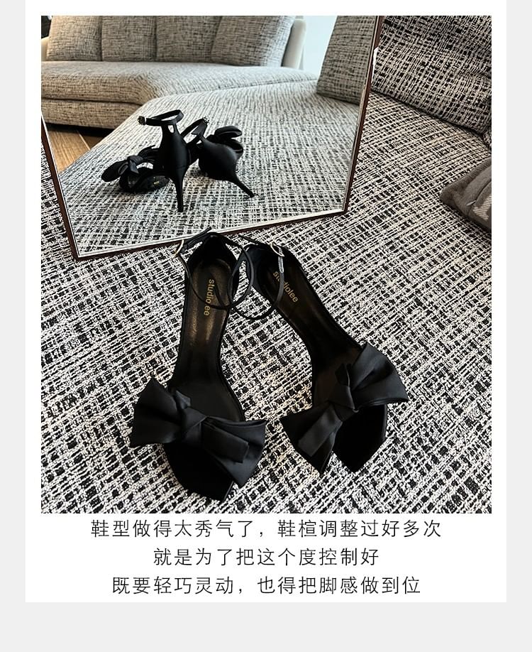(Various Designs) Sandals Strap Bow Ankle