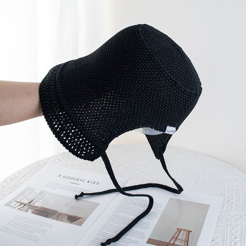 Cloche Textured Hat Plain